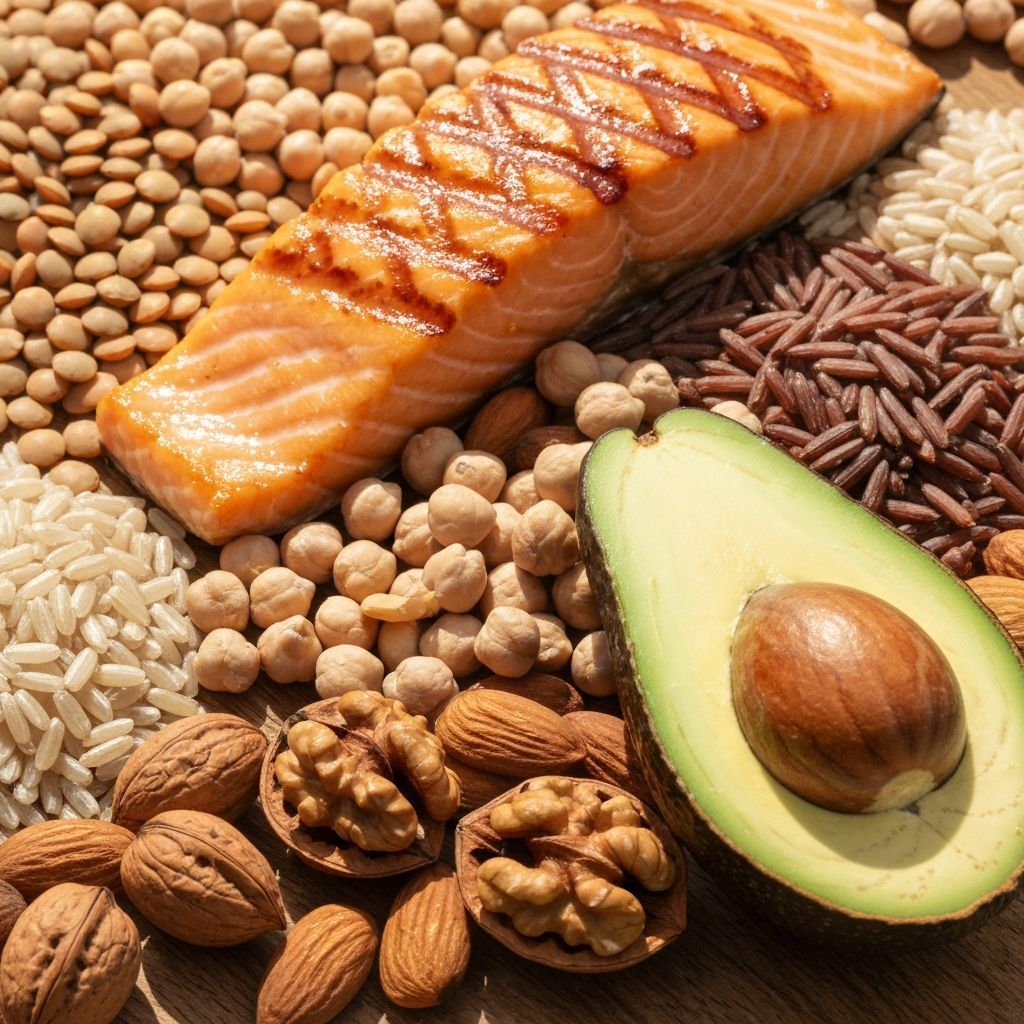 Proteins, carbohydrates, and fats